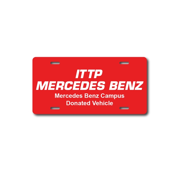 Sturdy aluminum license plate coated with gold base King Coat for... from ASI 76797 Pelican Graphics / Pelican Lures