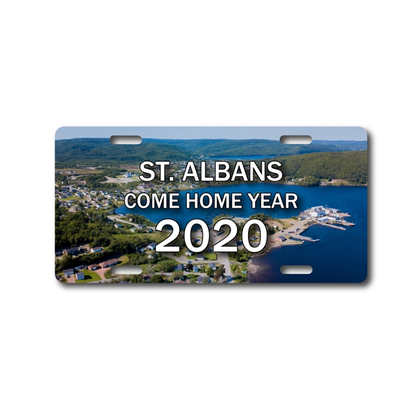 Sturdy aluminum license plate coated with gold base King Coat for... from ASI 76797 Pelican Graphics / Pelican Lures