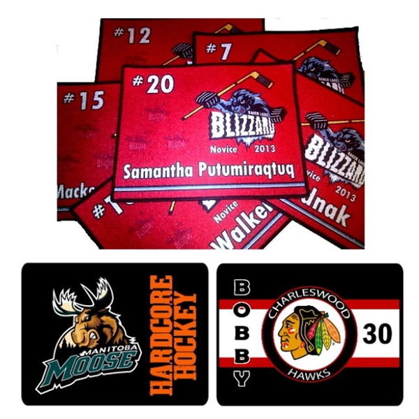 Full color 15" x 18" sublimation hockey skate mat.... from ASI 76797 Pelican Graphics / Pelican Lures