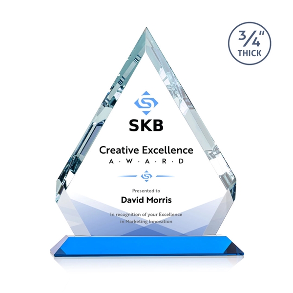 Beautiful diamond beveled award mounted on a Sky Blue base. Let... from ASI 84592 St Regis Group / St Regis