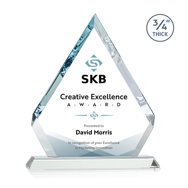 Starfire diamond award with cut corners and faceted edges. Let your... from ASI 84592 St Regis Group / St Regis