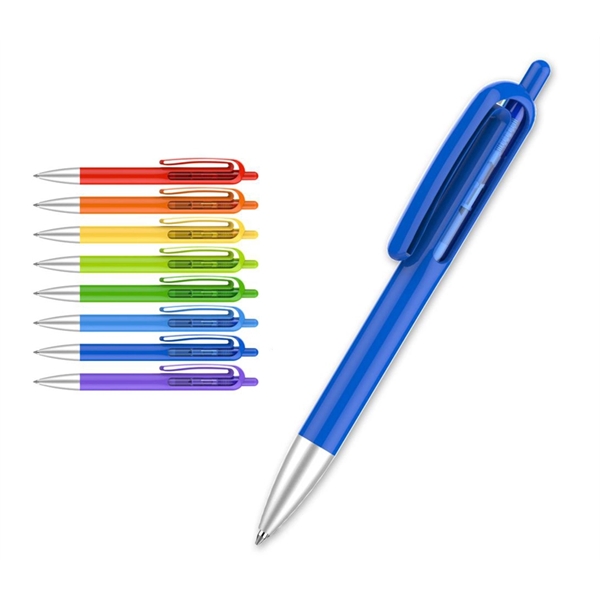 Plastic pen with 1c1p pad printing plus standard shipping to 1... from ASI 37218 Athena Promo (tm)