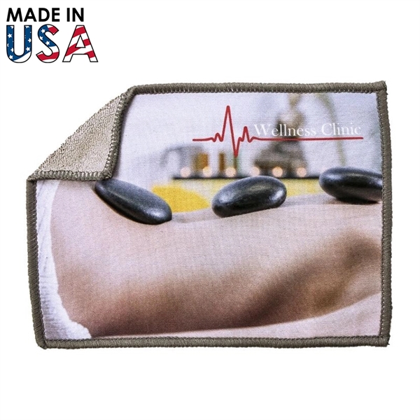 5x7 Dual-sided microfiber cleaning cloth for screens, glasses & lenses.... from ASI 91411 Toddy Gear / Toddy Gear