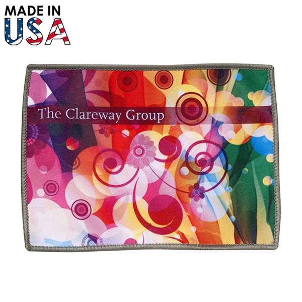 5x7 Dual-sided microfiber cleaning cloth for screens, glasses & lenses.... from ASI 91411 Toddy Gear / Toddy Gear