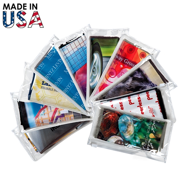 5x7 Dual-sided microfiber cleaning cloth for screens, glasses & lenses.... from ASI 91411 Toddy Gear / Toddy Gear