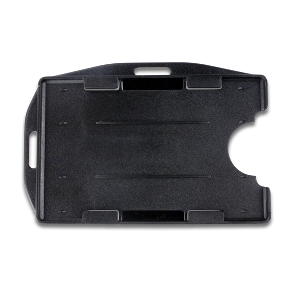 Open-face badge holder/card dispensers designed to hold two IDs, one on... from ASI 79898 Promovision / PROMOVISION