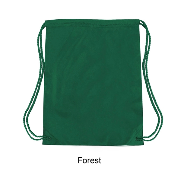 Nylon drawstring tote / backpack with front zipper pocket. 14-color.... from ASI 41511 Brainchild USA Inc / BrainChild Gift Club