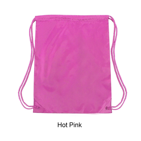 Nylon drawstring tote / backpack with front zipper pocket. 14-color.... from ASI 41511 Brainchild USA Inc / BrainChild Gift Club