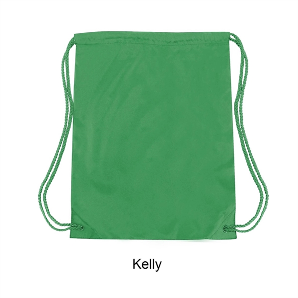 Nylon drawstring tote / backpack with front zipper pocket. 14-color.... from ASI 41511 Brainchild USA Inc / BrainChild Gift Club