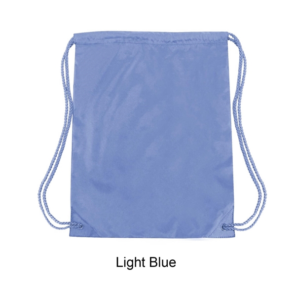 Nylon drawstring tote / backpack with front zipper pocket. 14-color.... from ASI 41511 Brainchild USA Inc / BrainChild Gift Club