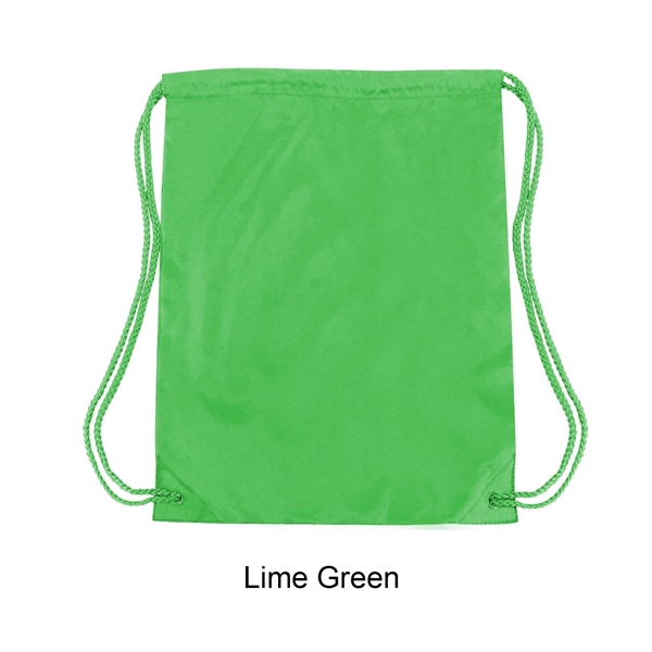 Nylon drawstring tote / backpack with front zipper pocket. 14-color.... from ASI 41511 Brainchild USA Inc / BrainChild Gift Club