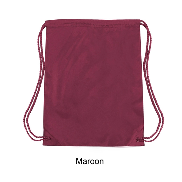 Nylon drawstring tote / backpack with front zipper pocket. 14-color.... from ASI 41511 Brainchild USA Inc / BrainChild Gift Club