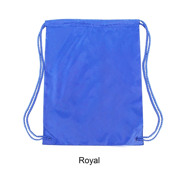 Nylon drawstring tote / backpack with front zipper pocket. 14-color.... from ASI 41511 Brainchild USA Inc / BrainChild Gift Club