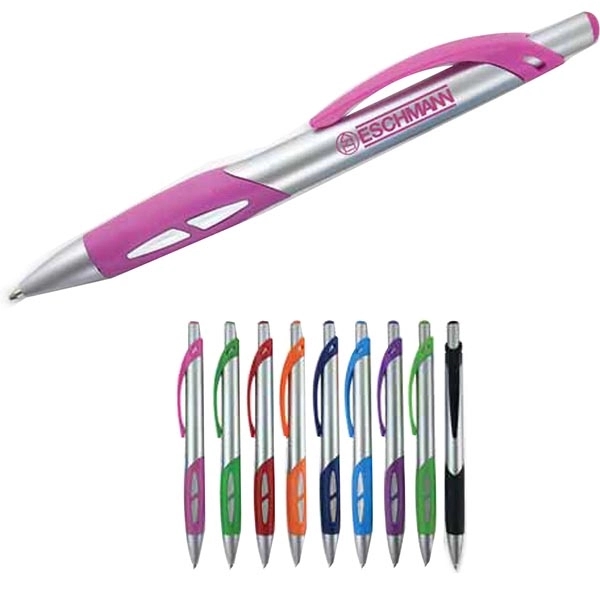 Boston S Pen comes colored rubber grip.... from ASI 52387 Empire USA / Pens Line USA