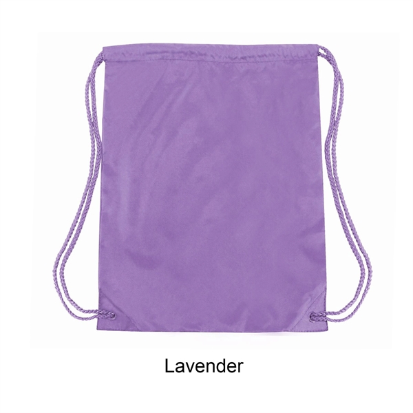 Nylon drawstring tote / backpack with front zipper pocket. 14-color.... from ASI 41511 Brainchild USA Inc / BrainChild Gift Club