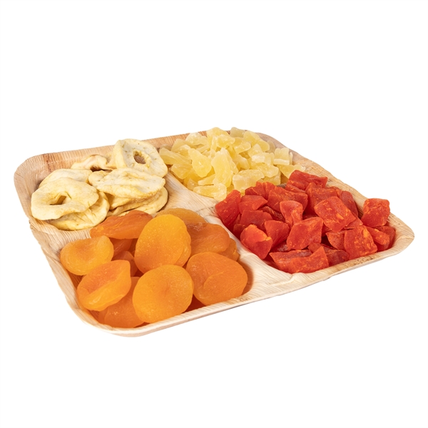 Verterra 4 Section Snack Tray... from ASI 44900 NC Custom (CI/Lanco) / Chocolate Inn