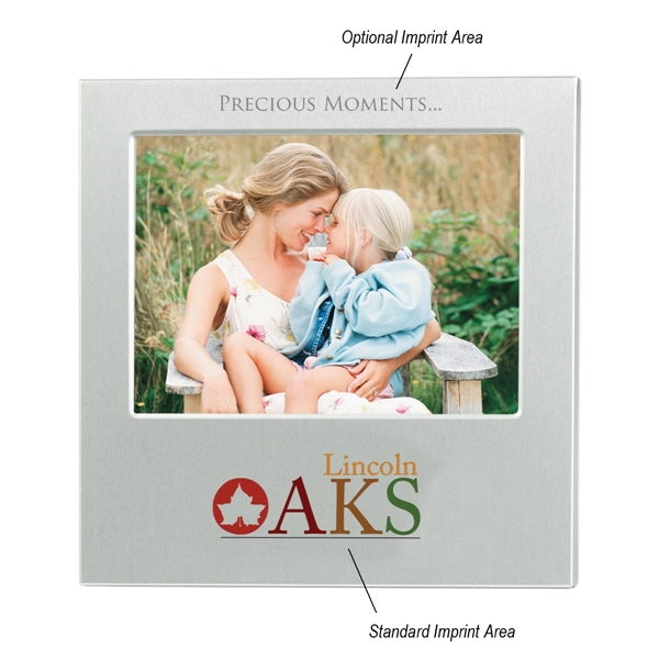 4" x 6" Aluminum photo frame.... from ASI 61125 Hit Promotional Products / Hit®
