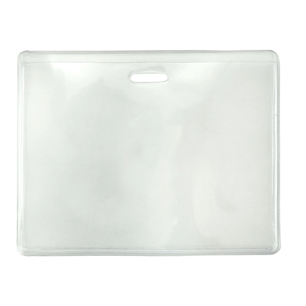 Clear vinyl proximity card/badge holders feature a frosted back for added... from ASI 79898 Promovision / PROMOVISION