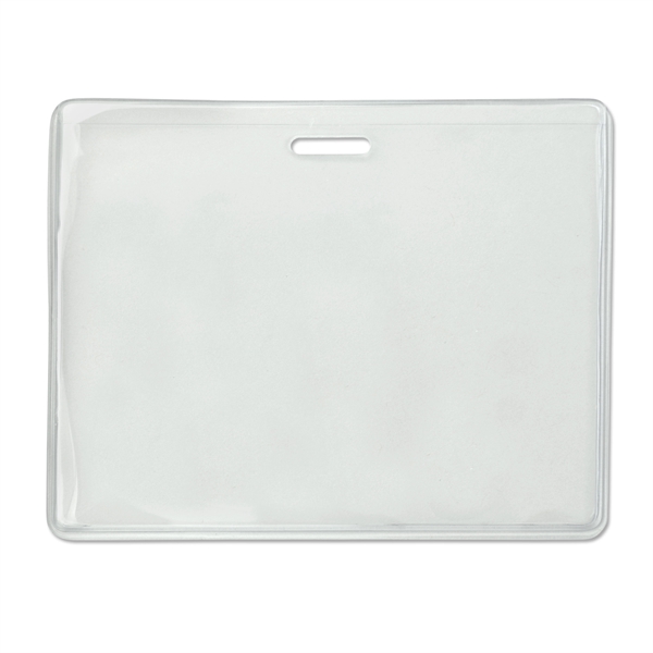 Credit-card-size proximity card/badge holders feature heavy-duty vinyl construction and a lock-in... from ASI 79898 Promovision / PROMOVISION