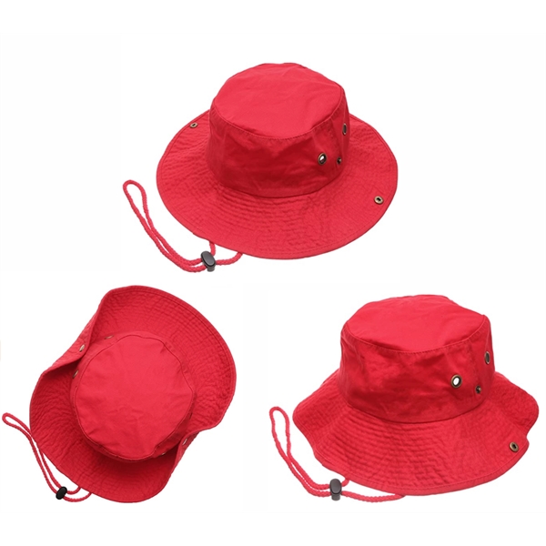 Lifeguard Safari Bucket Hat with Adjustable Strap, made of 100% Cotton... from ASI 72657 Active Life Promo / Active Life