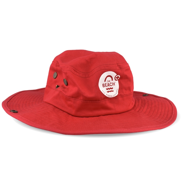 Lifeguard Safari Bucket Hat with Adjustable Strap, made of 100% Cotton... from ASI 72657 Active Life Promo / Active Life