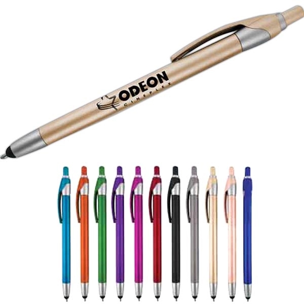 Slim Jen Stylus pen comes in silver accents plus stylus tip.... from ASI 52387 Empire USA / Pens Line USA