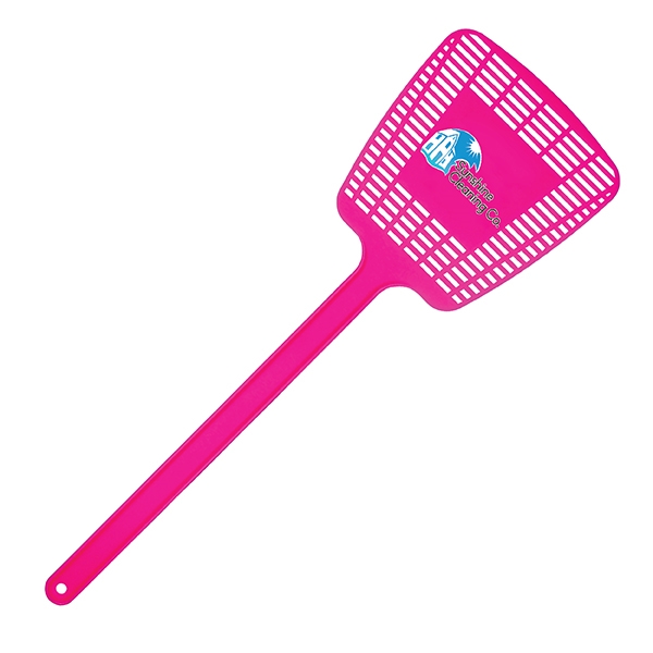 Fly swatter 16" long, hole for hanging, full color digital.... from ASI 30270 Aakron Line
