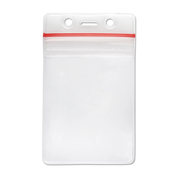Government-size vinyl badge holders feature anti-print transfer material and a resealable... from ASI 79898 Promovision / PROMOVISION