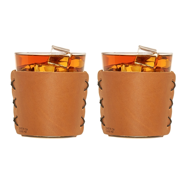 Genuine Leather Highball Sleeve Set.  Comes in a box with... from ASI 75126 Oowee Products / OOWEE PRODUCTS