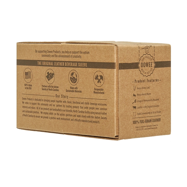 Leather Wrapped Rocks Set. Comes with two leather wraps and two... from ASI 75126 Oowee Products