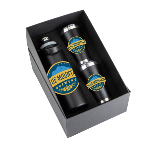 Basecamp McTundra & Pint gift set with 40-ounce steel sports bottle... from ASI 88060 Snugz/USA Inc / Sweda®