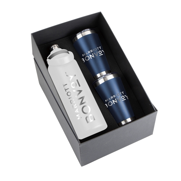 Basecamp McTundra & Pint gift set with 40-ounce steel sports bottle... from ASI 88060 Snugz/USA Inc / Sweda®