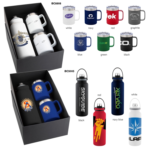 Basecamp McTundra & Zion gift set with 40 ounce stainless steel... from ASI 88060 Snugz/USA Inc / Sweda®