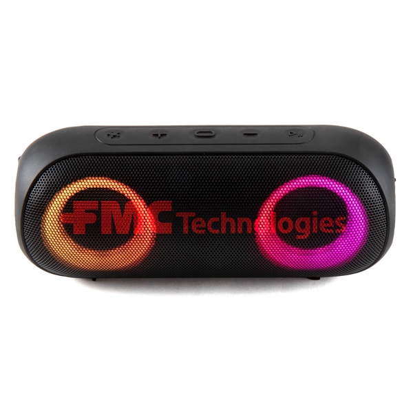 14W waterproof wireless speaker with light-up rainbow color action, TF card... from ASI 88060 Snugz/USA Inc / Sweda®