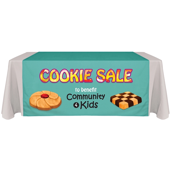 60" x 60"  Knit Polyester Custom Table Runner... from ASI 80228 Quinn