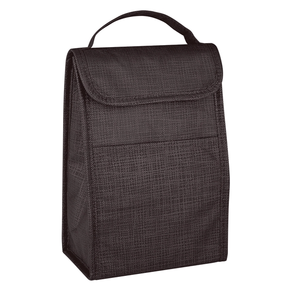 Lunch bag made of 80 gram non-woven, coated water-resistant polypropylene with... from ASI 61125 Hit Promotional Products / Hit®