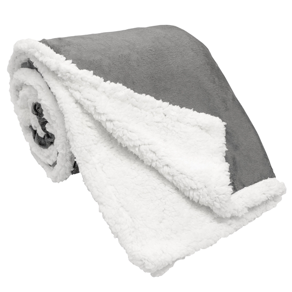 Micro mink sherpa throw blanket. Micro mink outer shell/faux lambs wool... from ASI 30112 ACE Products / Ace Line