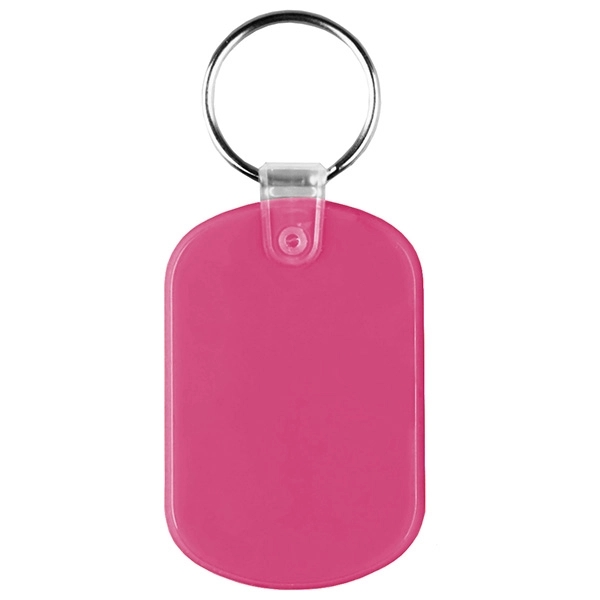 Rectangular / oval Shape PVC Key Holder... from ASI 74585 Nu Promo International / Nu Promo Line