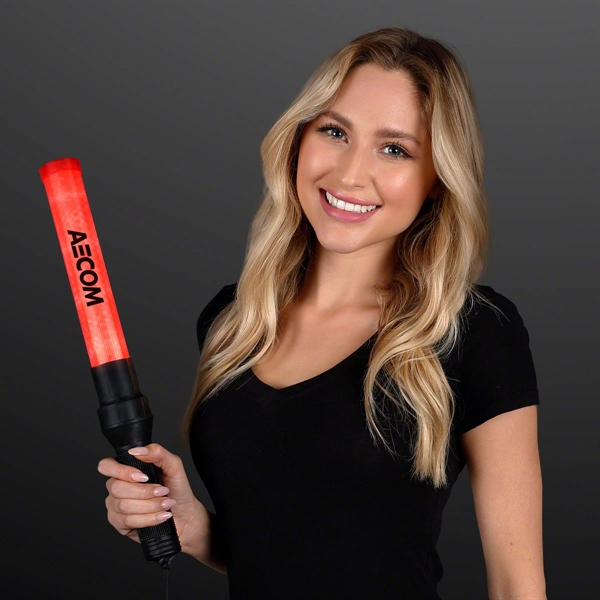 Traffic Safety Light Wand 16" LED Red Baton; Blank & Imprint... from ASI 34194 ALightPromos