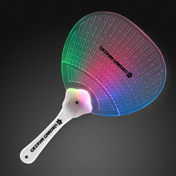 Blank or imprinted. Custom flashing fancy fan with LED lights.... from ASI 34194 ALightPromos / Alight Promotional Products