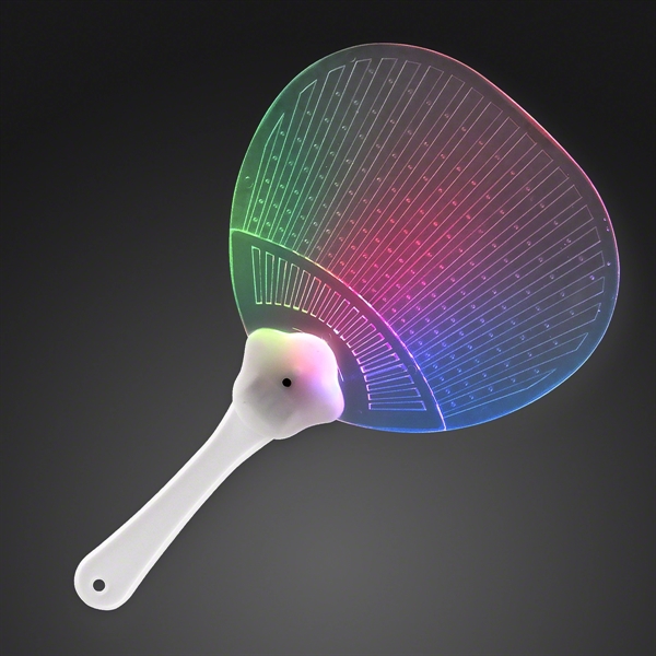 Blank or imprinted. Custom flashing fancy fan with LED lights.... from ASI 34194 ALightPromos / Alight Promotional Products