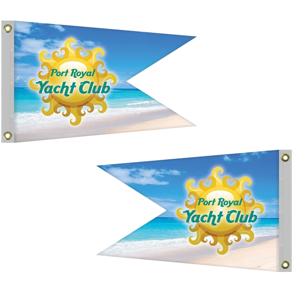 24" x 36" Double Sided Knitted Polyester Swallowtail Boat Flag... from ASI 80228 Quinn