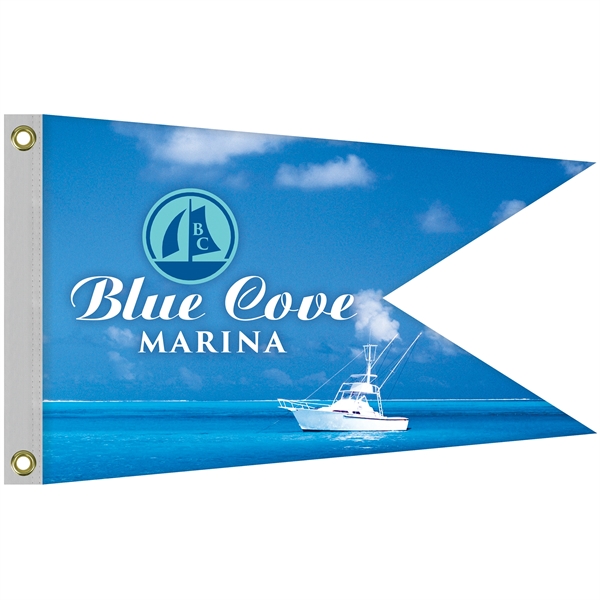 24" x 36" Double Sided Knitted Polyester Swallowtail Boat Flag... from ASI 80228 Quinn