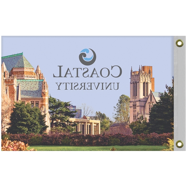 24" x 36"  Single Reverse Knitted Polyester Rectangle Boat Flag... from ASI 80228 Quinn