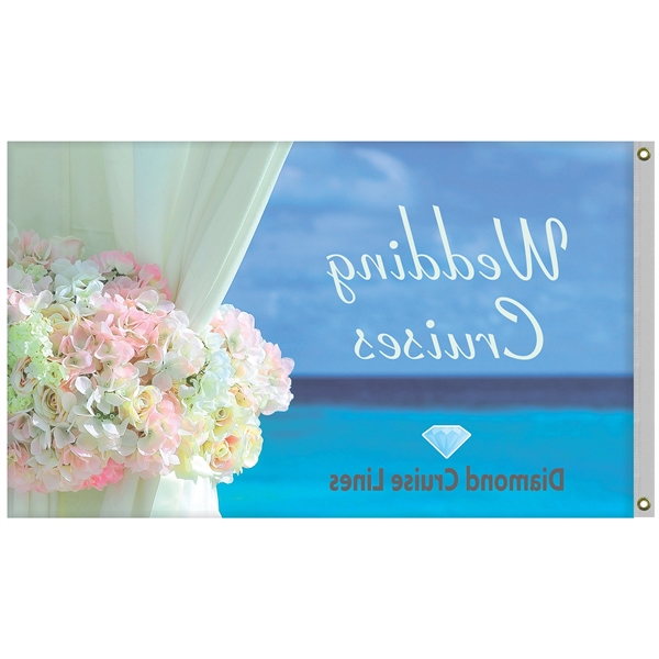 36" X 60" Single Reverse Knitted Polyester Rectangle Boat Flag... from ASI 80228 Quinn