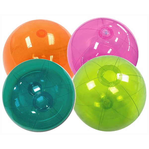 Inflatable translucent color beach ball, 16".... from ASI 31977 Adline Industries Inc