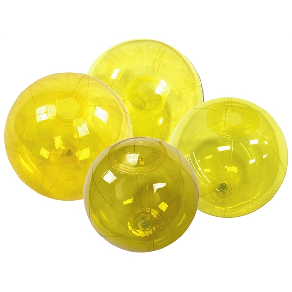 Inflatable Translucent Yellow Beach Ball... from ASI 31977 Adline Industries Inc