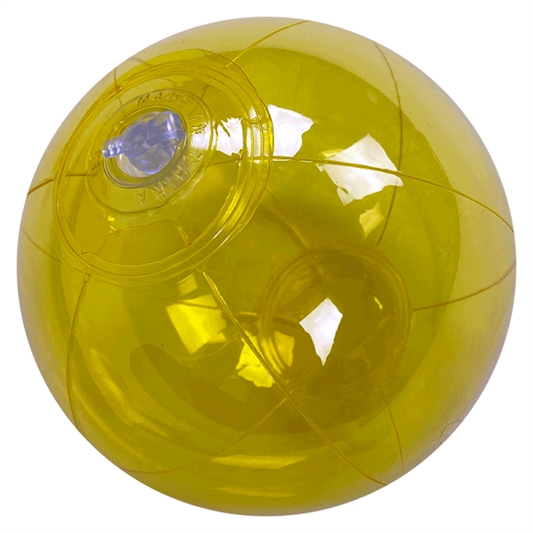 Inflatable Translucent Yellow Beach Ball... from ASI 31977 Adline Industries Inc