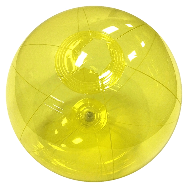 Inflatable Translucent Yellow Beach Ball... from ASI 31977 Adline Industries Inc