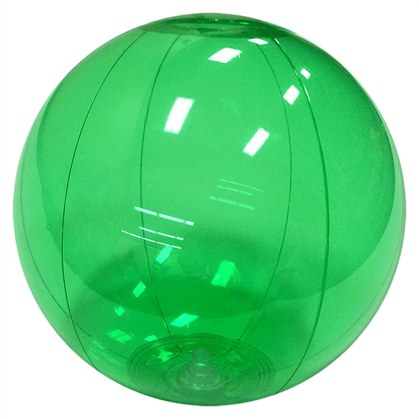 Inflatable Translucent Green Beach Balls... from ASI 31977 Adline Industries Inc